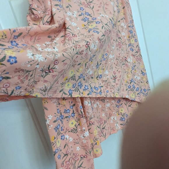 Set 2 Girl's Old Navy Top Blouse Size 10/12 Blue - Orange - Picture 5 of 7